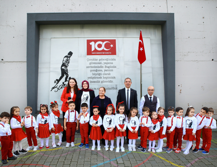 Naciye Kabakçı Anaokuluna Benzersiz Atatürk Anıtı